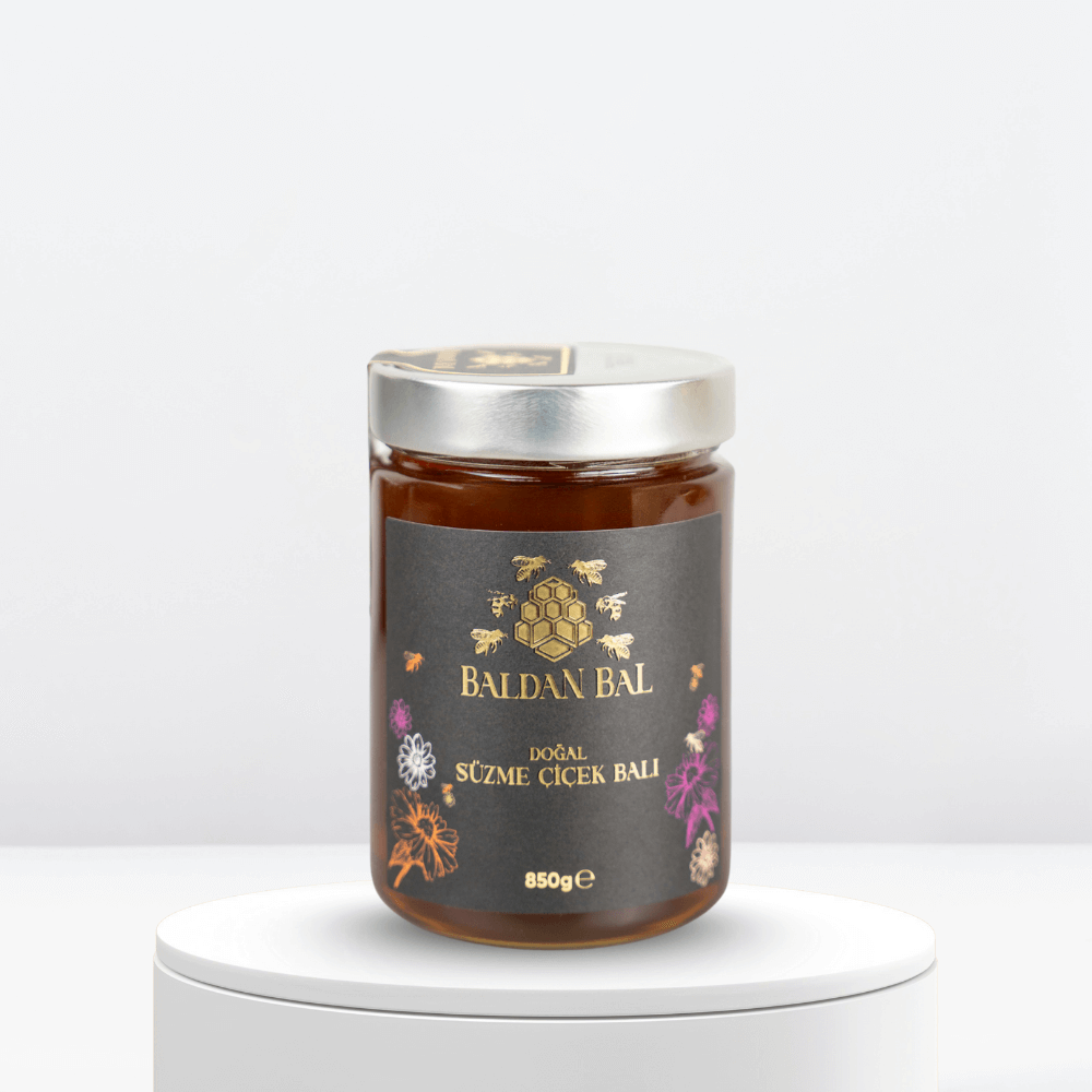 cicek-bali-cam-kavanoz-850-gr Çiçek Balı Cam Kavanoz - Görsel 1